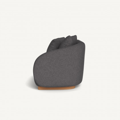 Harbour Como 2 Seat 1 Arm Right - Sealed Teak Natural / Riviera Slate
