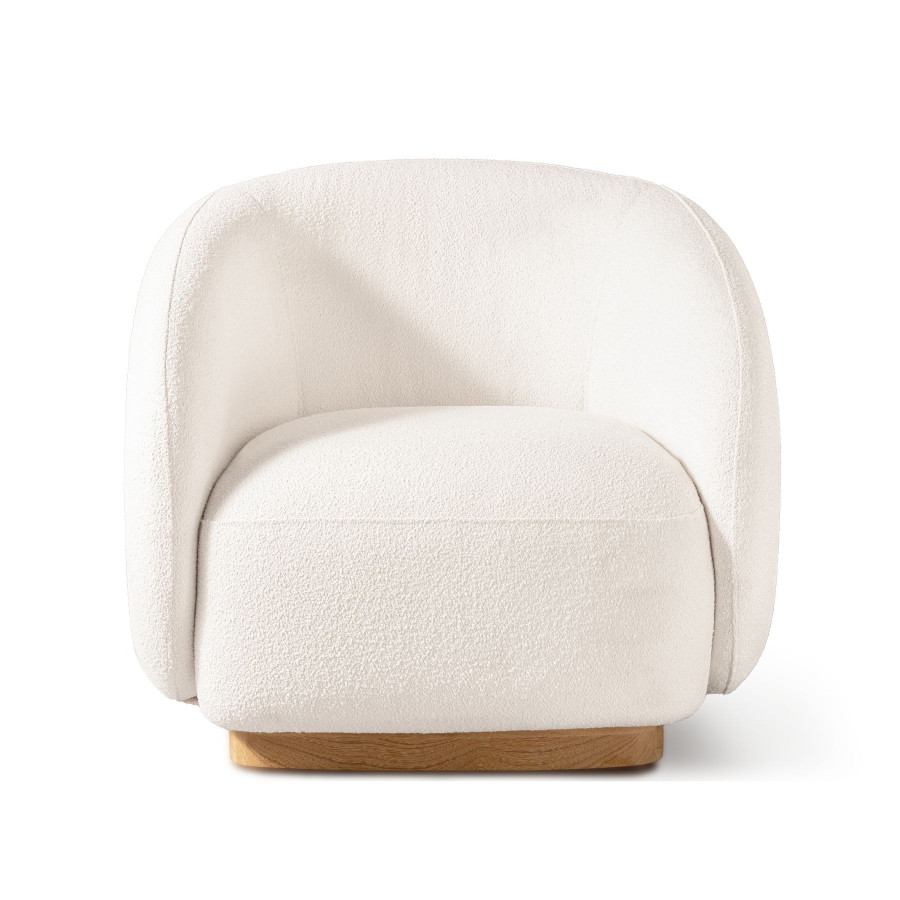 Harbour Como Lounge Chair - Sealed Teak Natural, Lisos Piedra