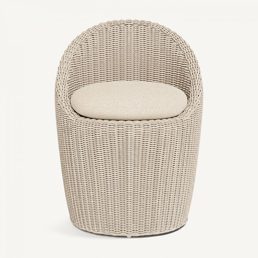Harbour Cordoba Dining Chair - Twisted Wicker Oyster / Riviera Sand