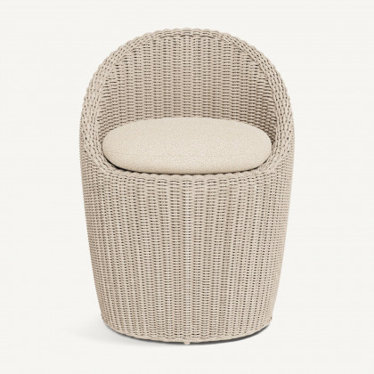 Harbour Cordoba Dining Chair - Twisted Wicker Oyster / Riviera Sand