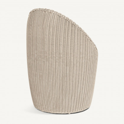 Harbour Cordoba Dining Chair - Twisted Wicker Oyster / Siesta Indigo