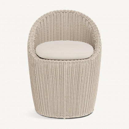 Harbour Cordoba Dining Chair - Twisted Wicker Oyster / Siesta Ivory