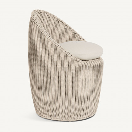 Harbour Cordoba Dining Chair - Twisted Wicker Oyster / Siesta Ivory