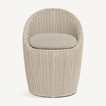 Harbour Cordoba Dining Chair - Twisted Wicker Oyster / Siesta Taupe