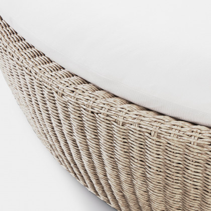 Harbour Cordoba Daybed - Twisted Wicker Oyster / Panama Blanco