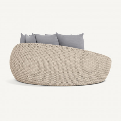 Harbour Cordoba Daybed - Twisted Wicker Oyster / Panama Cloud
