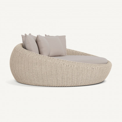 Harbour Cordoba Daybed - Twisted Wicker Oyster / Panama Marble