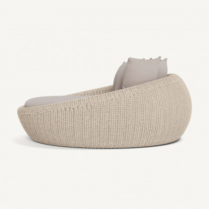 Harbour Cordoba Daybed - Twisted Wicker Oyster / Panama Marble