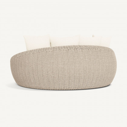 Harbour Cordoba Daybed - Twisted Wicker Oyster / Riviera Ivory
