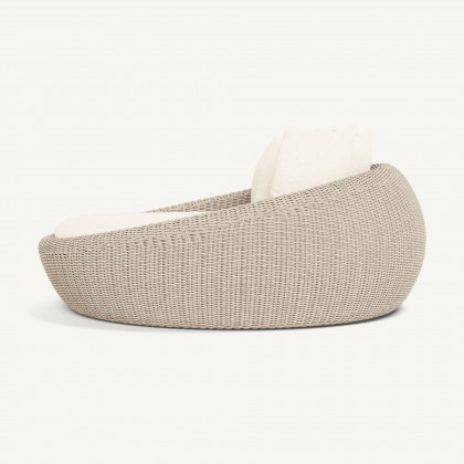 Harbour Cordoba Daybed - Twisted Wicker Oyster / Riviera Ivory