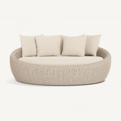 Harbour Cordoba Daybed - Twisted Wicker Oyster / Riviera Sand