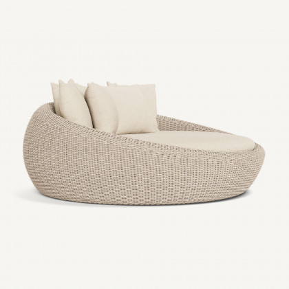 Harbour Cordoba Daybed - Twisted Wicker Oyster / Riviera Sand
