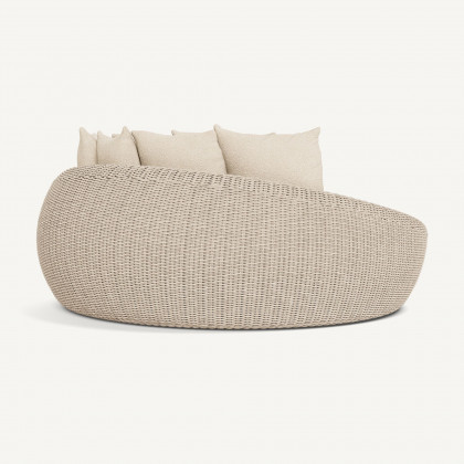 Harbour Cordoba Daybed - Twisted Wicker Oyster / Riviera Sand
