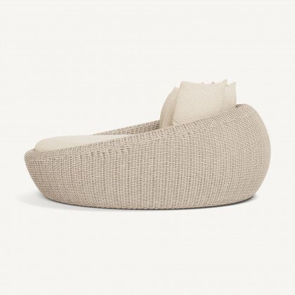 Harbour Cordoba Daybed - Twisted Wicker Oyster / Riviera Sand
