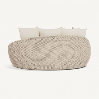 Harbour Cordoba Daybed - Twisted Wicker Oyster / Siesta Ivory