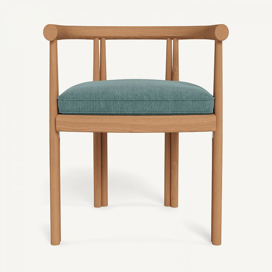 Harbour Cove Teak Dining Chair - Teak Natural / Altona Dew