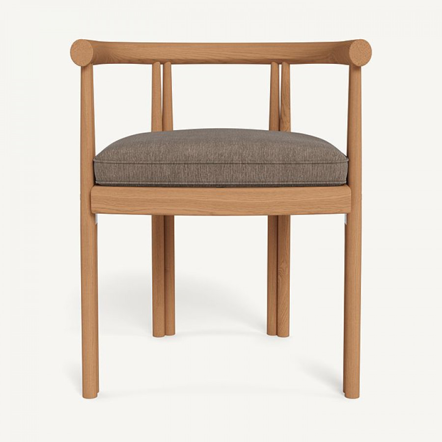 Harbour Cove Teak Dining Chair - Teak Natural / Altona Mink