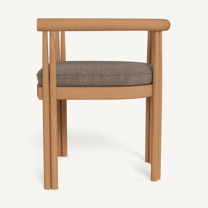 Harbour Cove Teak Dining Chair - Teak Natural / Altona Mink