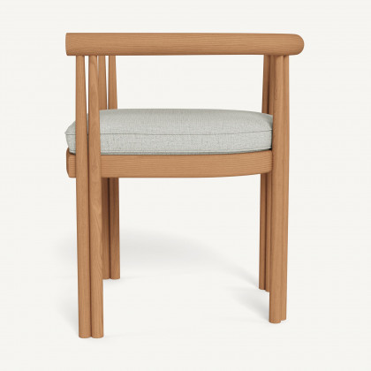 Harbour Cove Teak Dining Chair - Teak Natural / Stirling Smoke