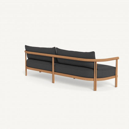 Harbour Cove Teak 3 Seat Sofa - Teak Natural / Lisos Piedra