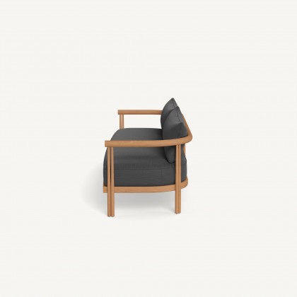 Harbour Cove Teak 3 Seat Sofa - Teak Natural / Lisos Piedra