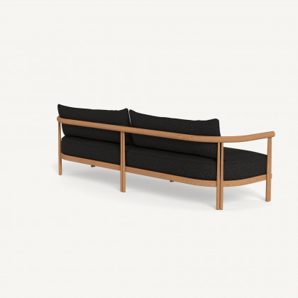 Harbour Cove Teak 3 Seat Sofa - Teak Natural / Copacabana Midnight