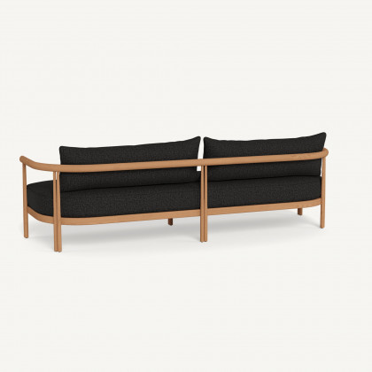 Harbour Cove Teak 3 Seat Sofa - Teak Natural / Copacabana Midnight