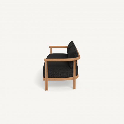 Harbour Cove Teak 3 Seat Sofa - Teak Natural / Copacabana Midnight