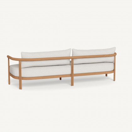 Harbour Cove Teak 3 Seat Sofa - Teak Natural, Copacabana Natural
