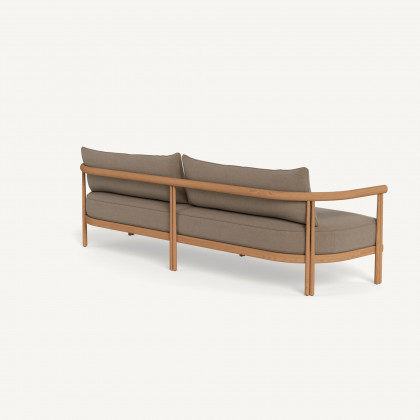 Harbour Cove Teak 3 Seat Sofa - Teak Natural / Panama Coco