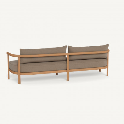 Harbour Cove Teak 3 Seat Sofa - Teak Natural / Panama Coco