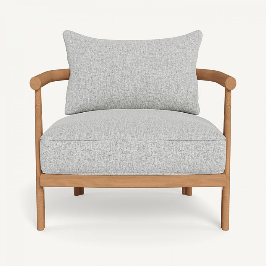 Harbour Cove Teak Lounge Chair - Teak Natural / Copacabana Sand