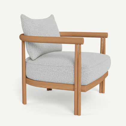 Harbour Cove Teak Lounge Chair - Teak Natural / Copacabana Sand