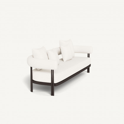 Harbour Cove Luxe 3 Seat Sofa - Aluminum Bronze / Panama Blanco