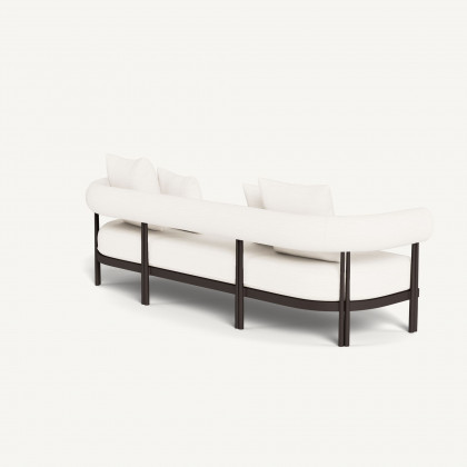 Harbour Cove Luxe 3 Seat Sofa - Aluminum Bronze / Panama Blanco