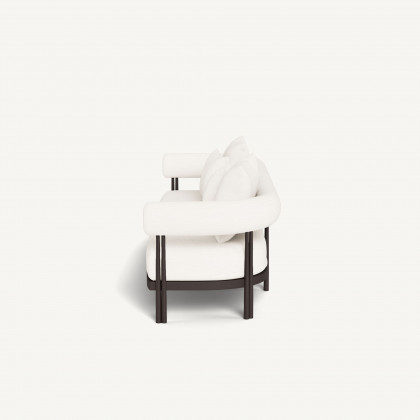 Harbour Cove Luxe 3 Seat Sofa - Aluminum Bronze / Panama Blanco
