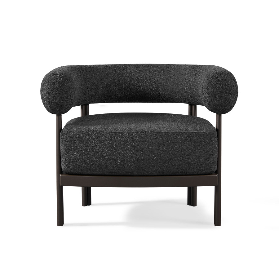 Harbour Cove Luxe Lounge Chair - Aluminum Asteroid, Riviera Sand