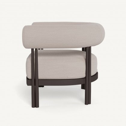 Harbour Cove Luxe Lounge Chair - Aluminum Bronze / Panama Marble