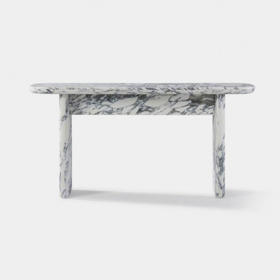 Harbour Ford Console 60" - Travertine Silver