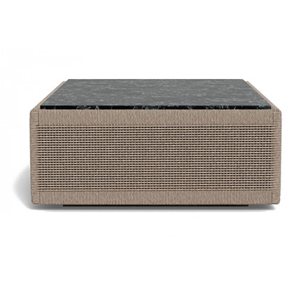 Harbour Formentera Coffee Table - Twisted Rope Dune, Marble Verde