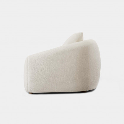 Harbour Gabriel Lounge Chair - Oak Natural / Boucle Natural