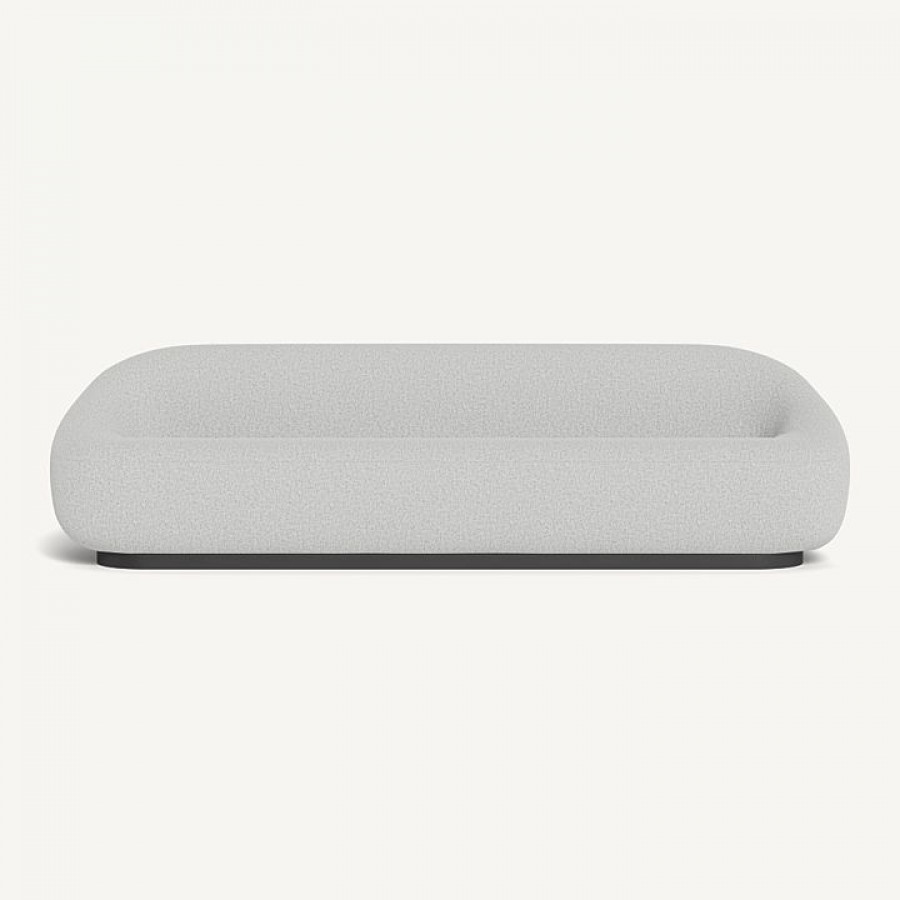 Harbour Gio 3 Seat Sofa - Aluminum Asteroid / Copacabana Sand