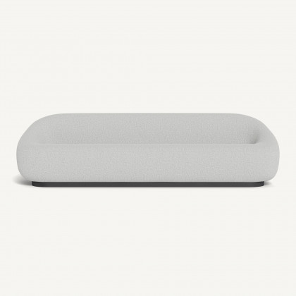 Harbour Gio 3 Seat Sofa - Aluminum Asteroid / Copacabana Sand