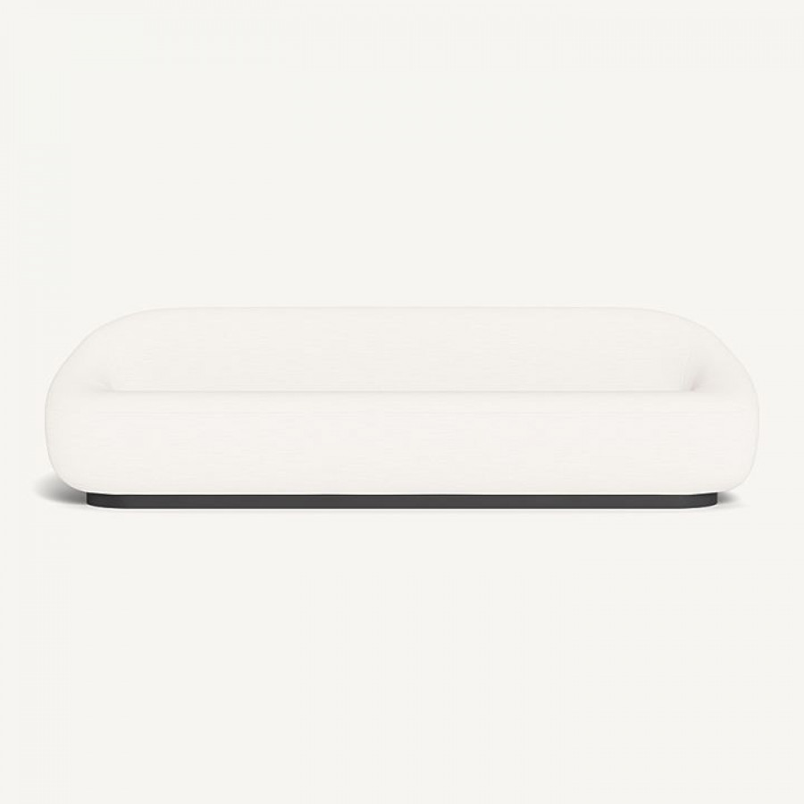 Harbour Gio 3 Seat Sofa - Aluminum Asteroid / Panama Blanco