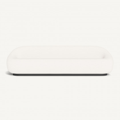 Harbour Gio 3 Seat Sofa - Aluminum Asteroid / Panama Blanco