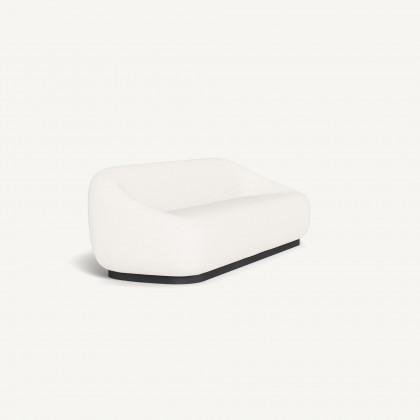Harbour Gio 3 Seat Sofa - Aluminum Asteroid / Panama Blanco