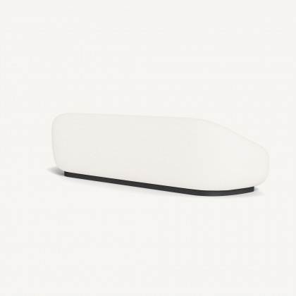 Harbour Gio 3 Seat Sofa - Aluminum Asteroid / Panama Blanco