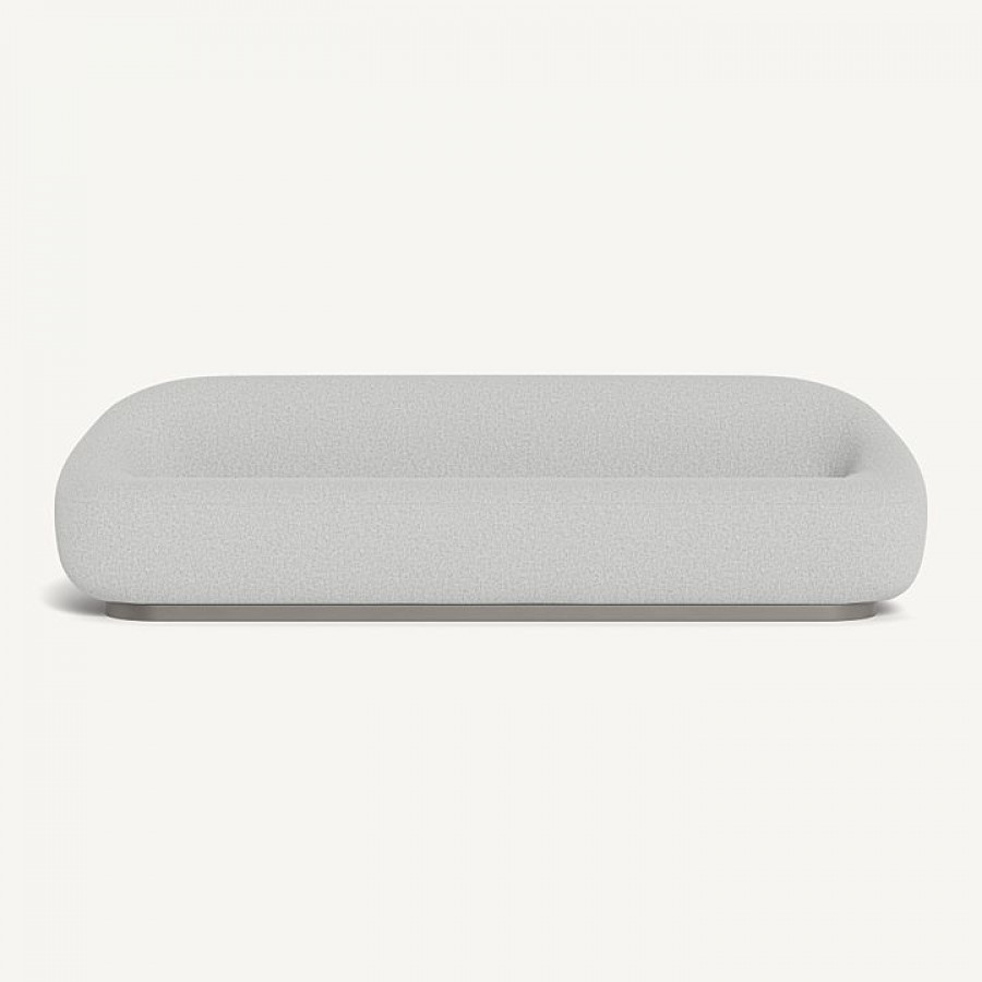 Harbour Gio 3 Seat Sofa - Aluminum Taupe / Copacabana Sand