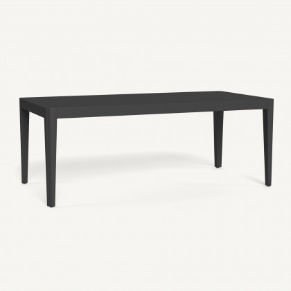 Harbour Hamilton Dining Table 79" - Aluminum Asteroid