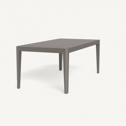 Harbour Hamilton Dining Table 79" - Aluminum Taupe
